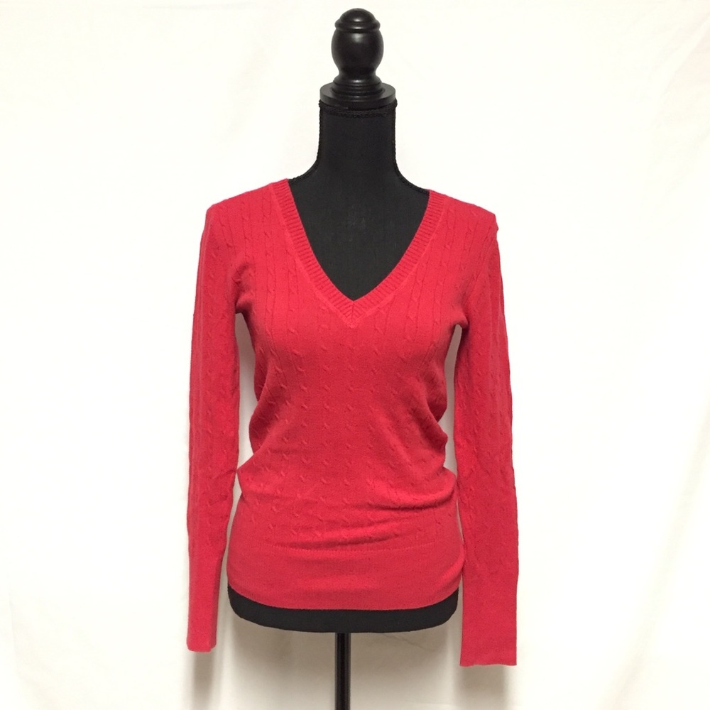 Old Navy Red Cable Sweater - Size S